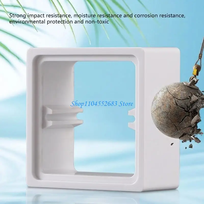 Interrupteurs d'éclairage Y6gd Surround Installation Electrical Accessory Single Socket Socket pour augmenter hauteur du