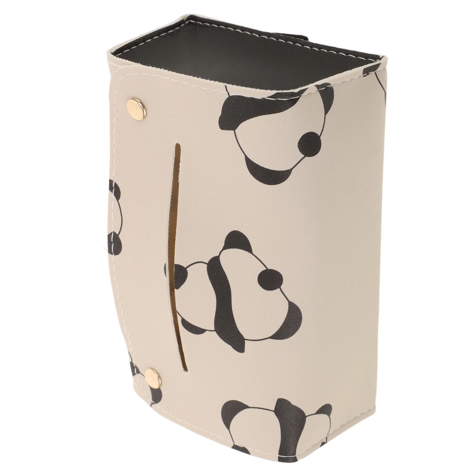 

Car Tissue Holder Pu Multifunctional Hanging Design Space Saving Rear Seat Organizer For Car Interior Tissue Box Holder