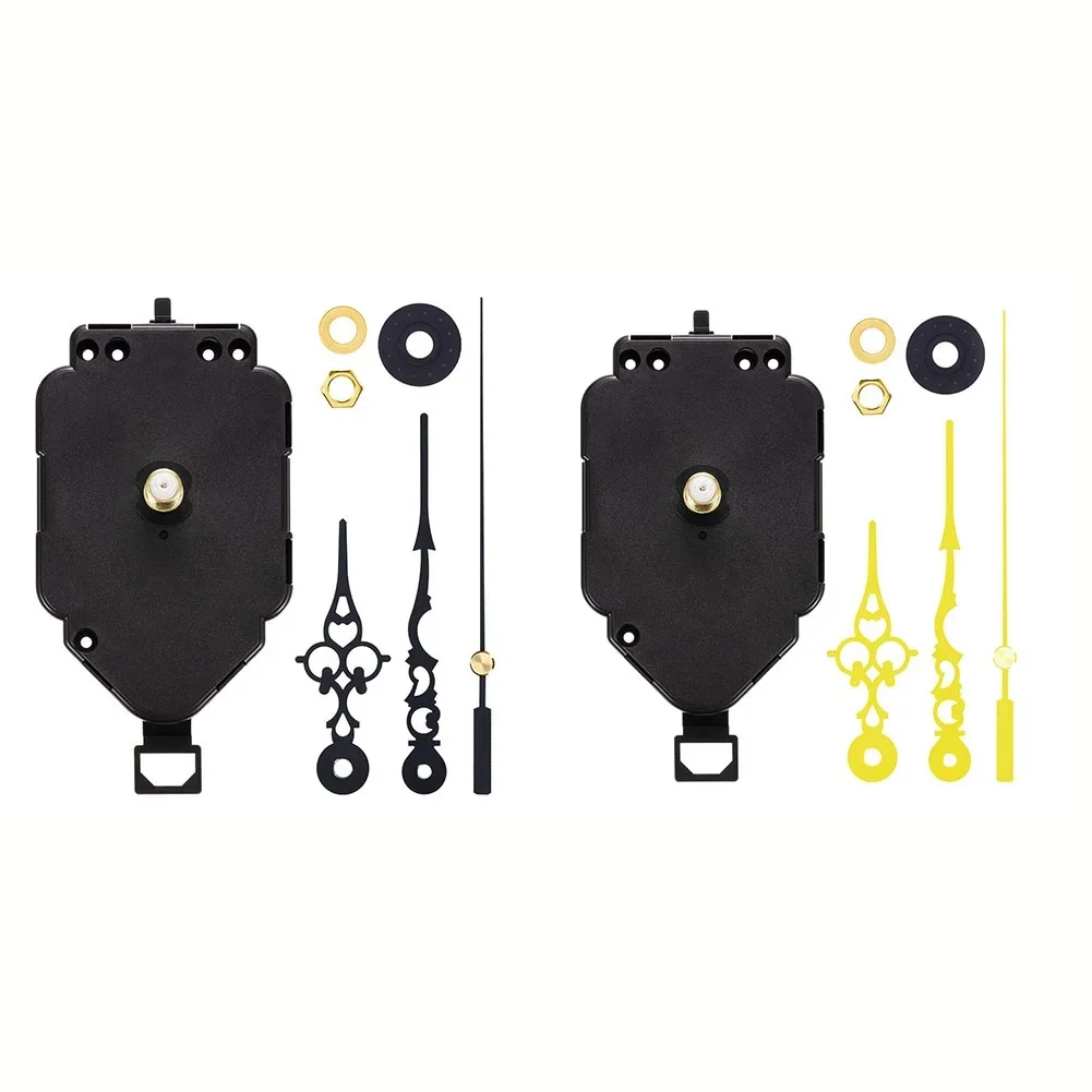 Installation Tips DIY Adjustable Shaft Length Movement Kits Pendulum Clock Movement Precise Timekeeping Quartz Elegant