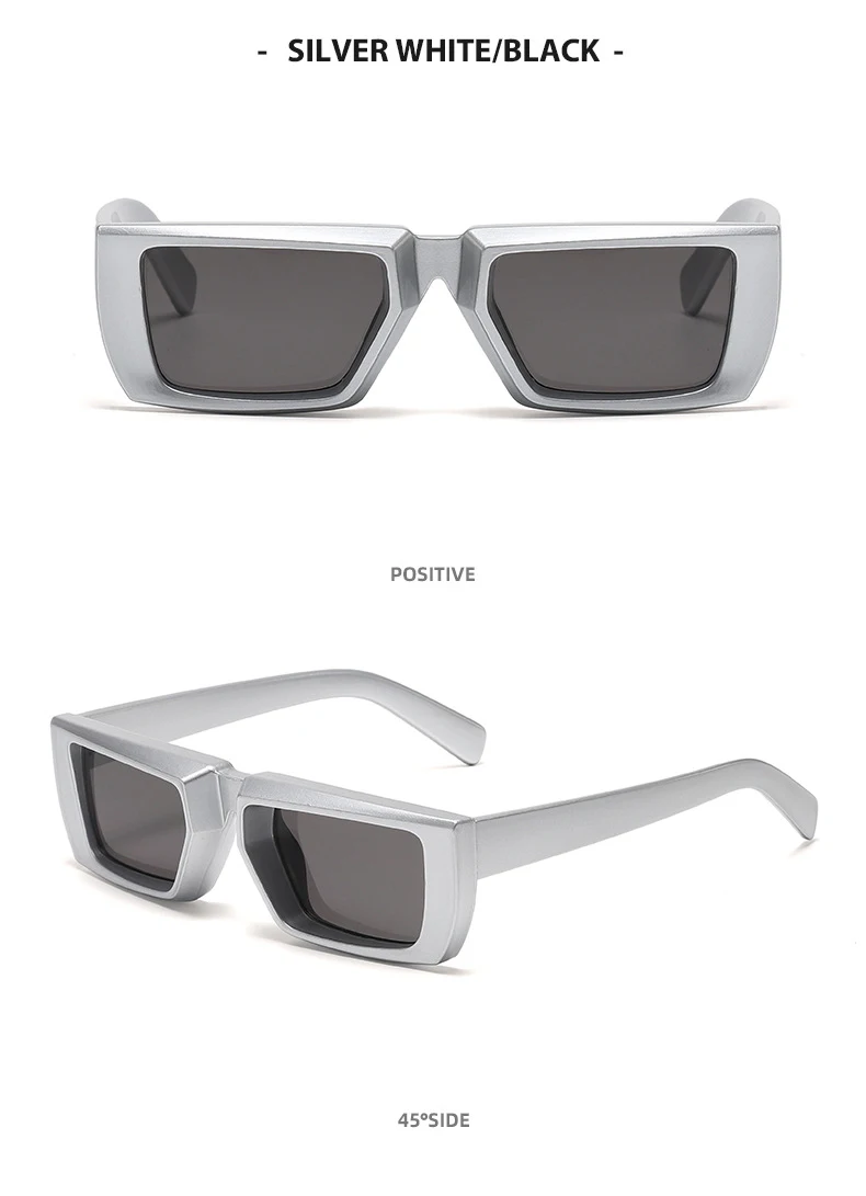 OEC CPO Vintage Rechteck Sonnenbrille Frauen Punk Kleine Rahmen Sonnenbrille MenTrends Quadratische Gläser UV400 Shades Mode Brillen – Detail 8