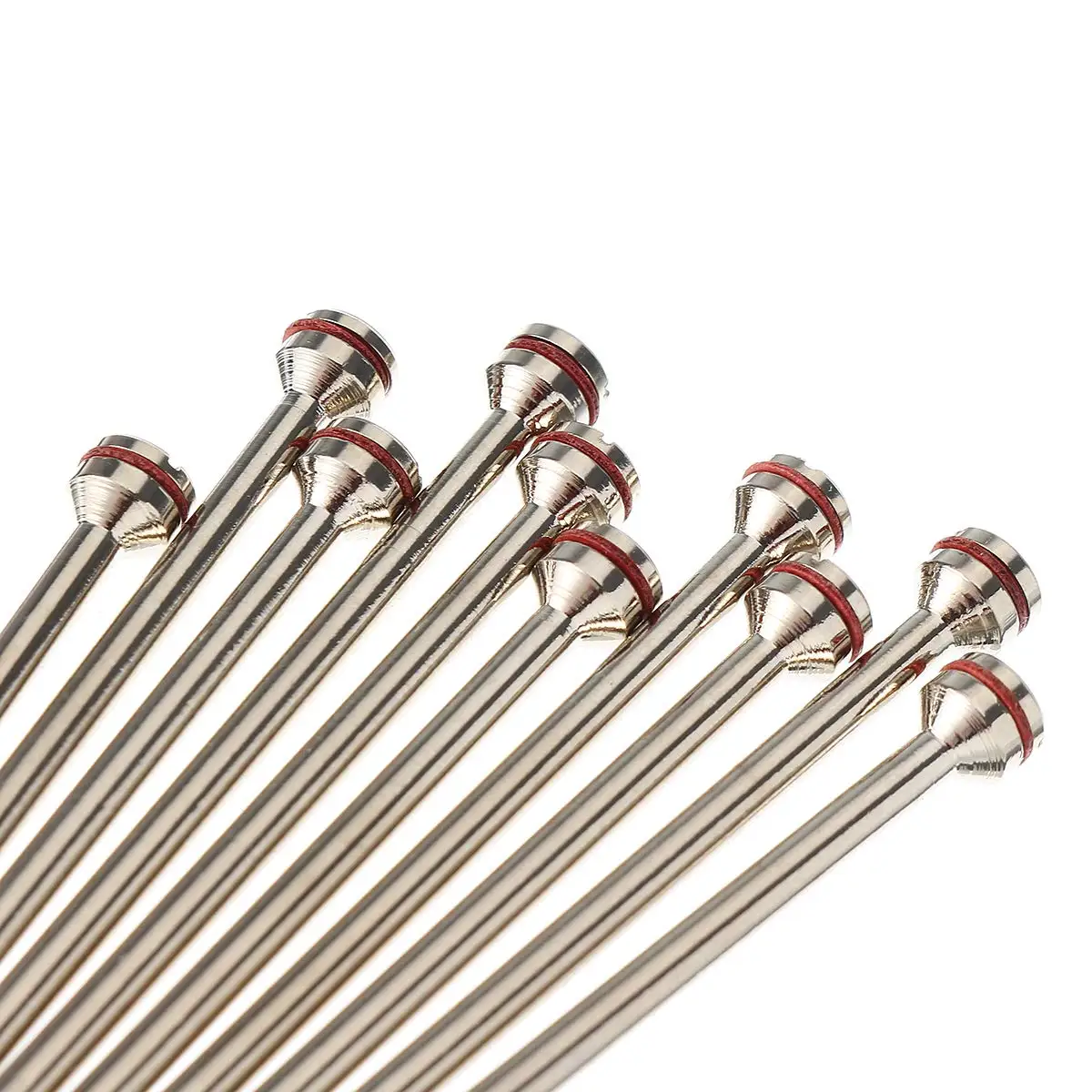 10pcs Dental Polishing Shank Mandrel Diamond Disc Burs Rotary Tool Polished Shaft 2.35mm for Polisher Machine Cutting