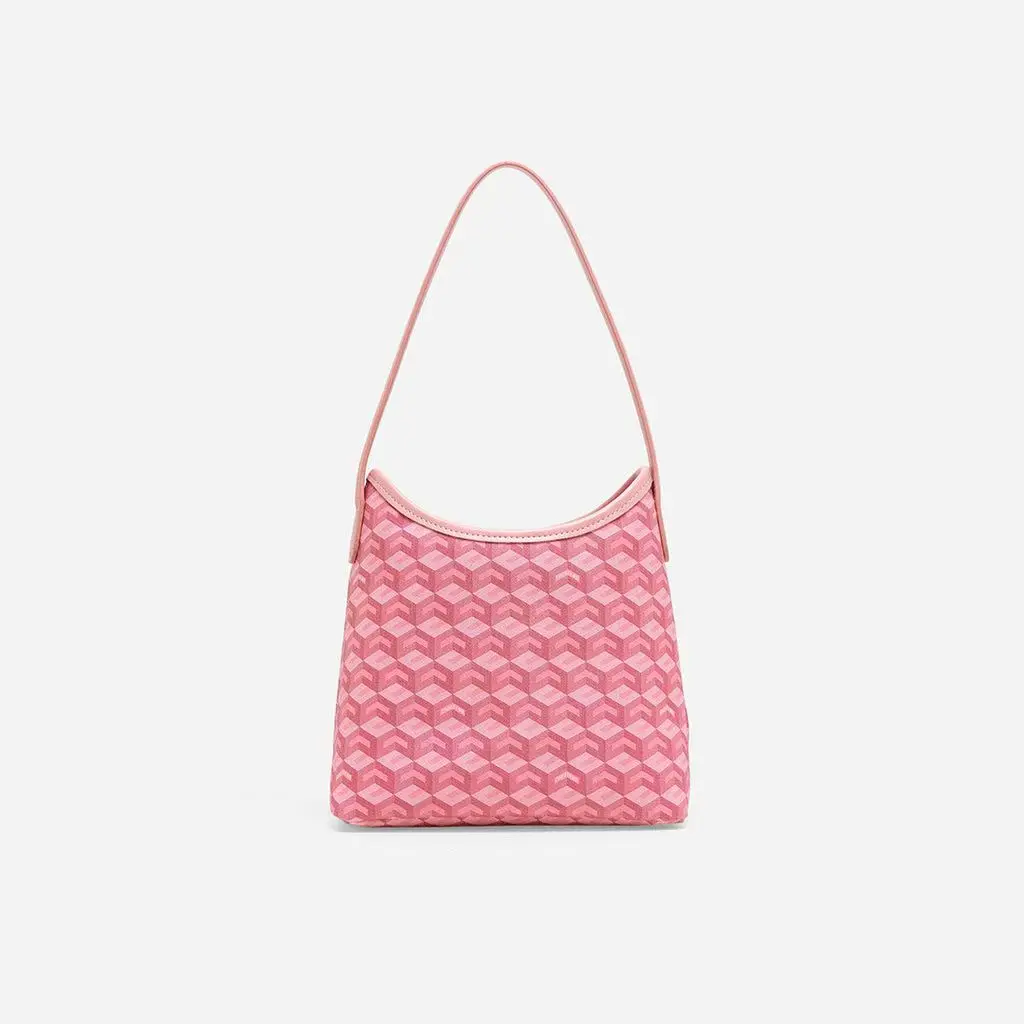 

Christy Design Medium Tote Bag Shopping Bag Single Shoulder Bag Casual Nylon Pure Color Young Women's Underarm Bag