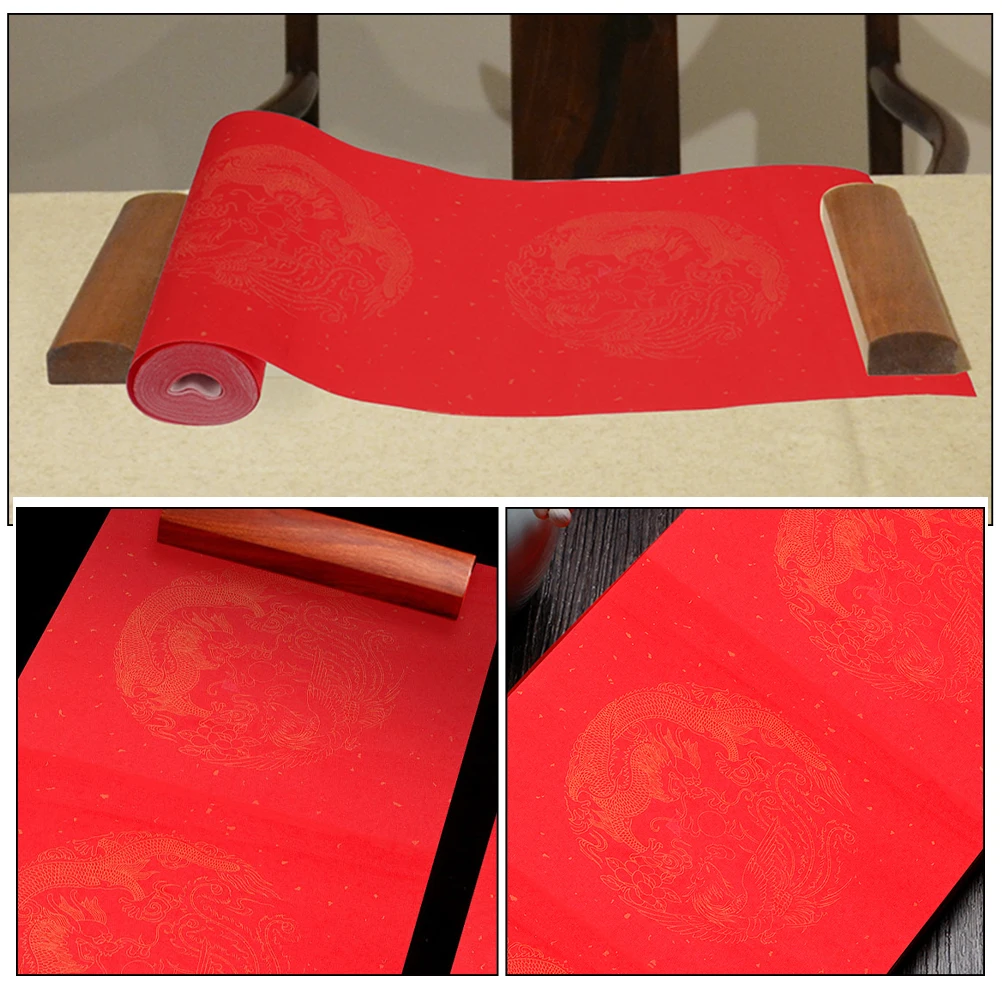 

Rice Paper Couplet Chinese Calligraphy and Painting Stationery China Decoration Red Xuan