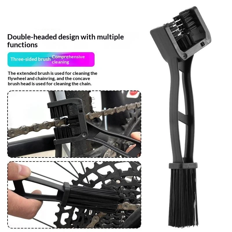 Ins Hot Products Motorcycle Chain Brush Cleaner Plastic Bicycle E-bikeOutdoor Scrubber Road Care Tools Motorcycle Parts
