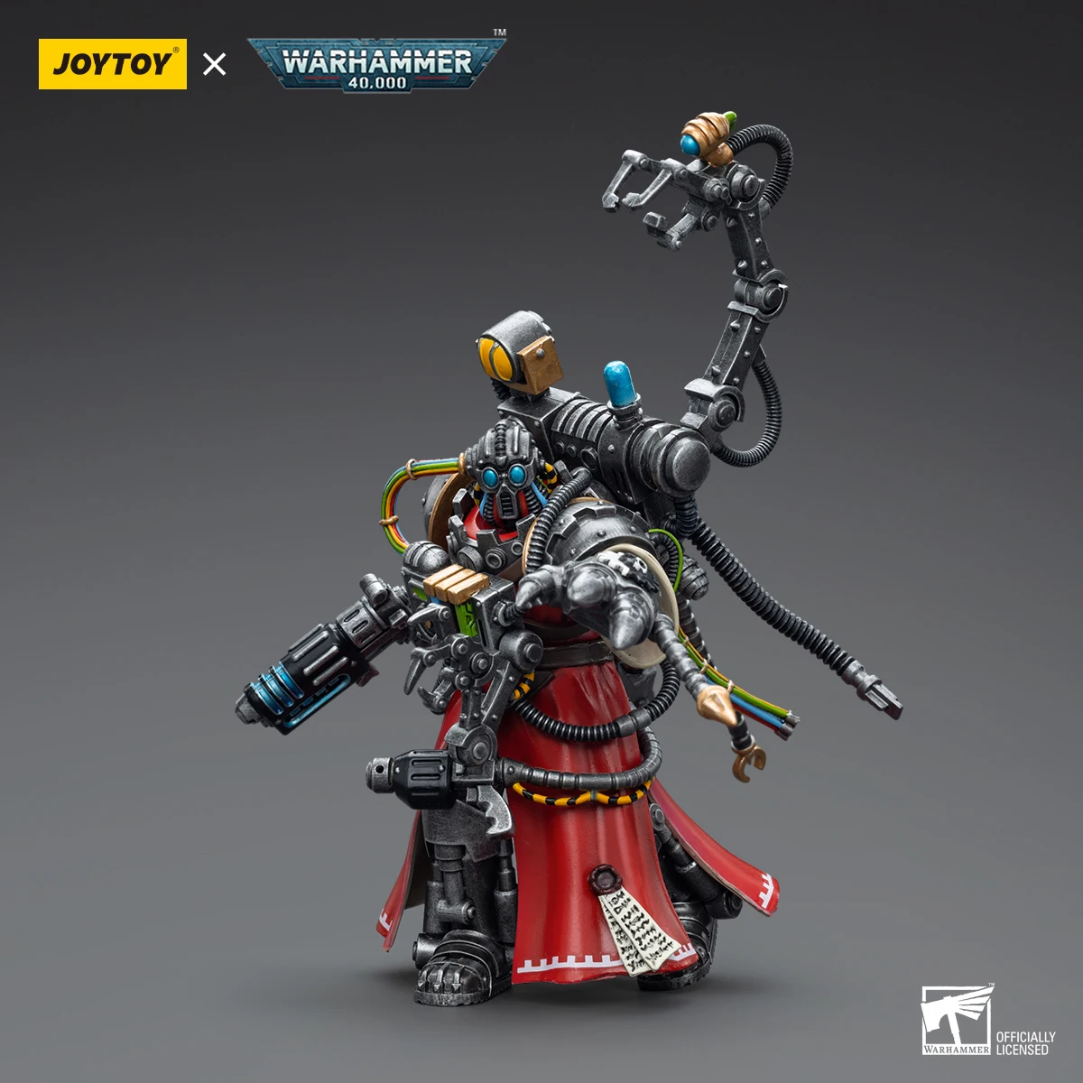 【JOYTOY】1/18 แอ็คชั่นฟิกเกอร์ Warhammer 40K Adeptus Mechanicus Cybernetica Datasmith เครื่องประดับของเล่นรุ่น