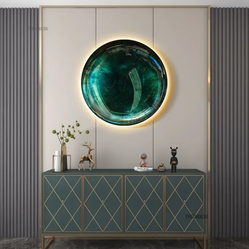 Minimalist Modern Home Decor for The Bedroom Light Metal Wall Decorations Unique Design Wall Decor for The Entrance