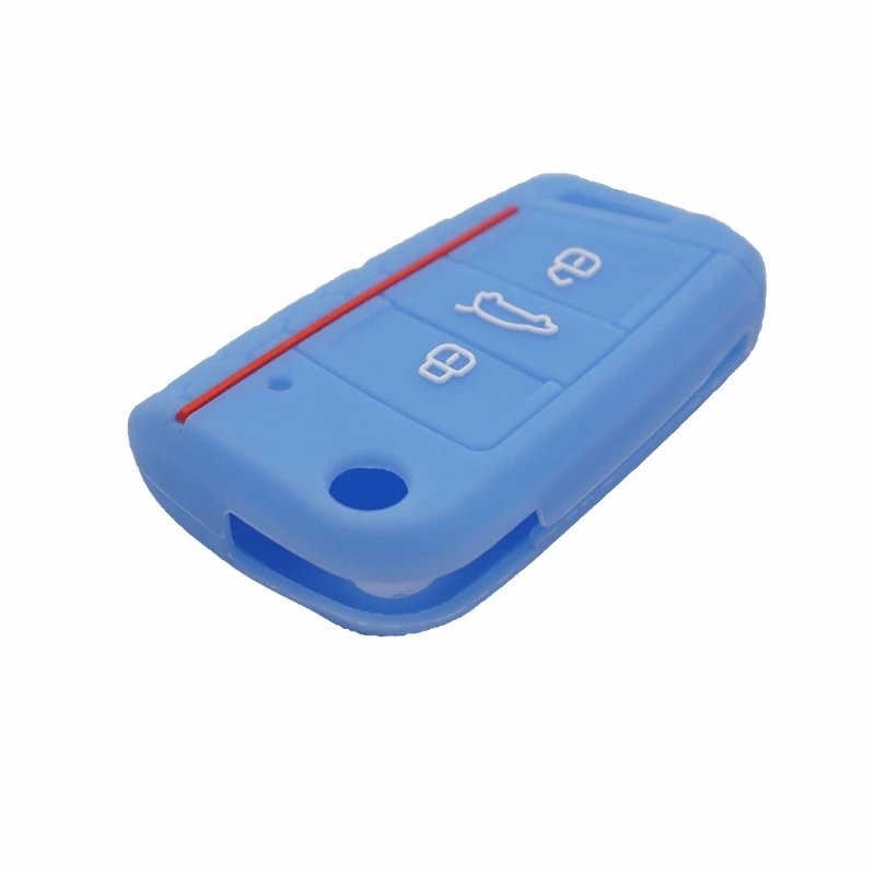 Cocolockeyซิลิโคนกุญแจรถปกป้องสำหรับVW Polo 2016 Golf 7 MK7สำหรับSkoda Octavia Combi A7สำหรับที่นั่งLeon Ibiza CUPTRA