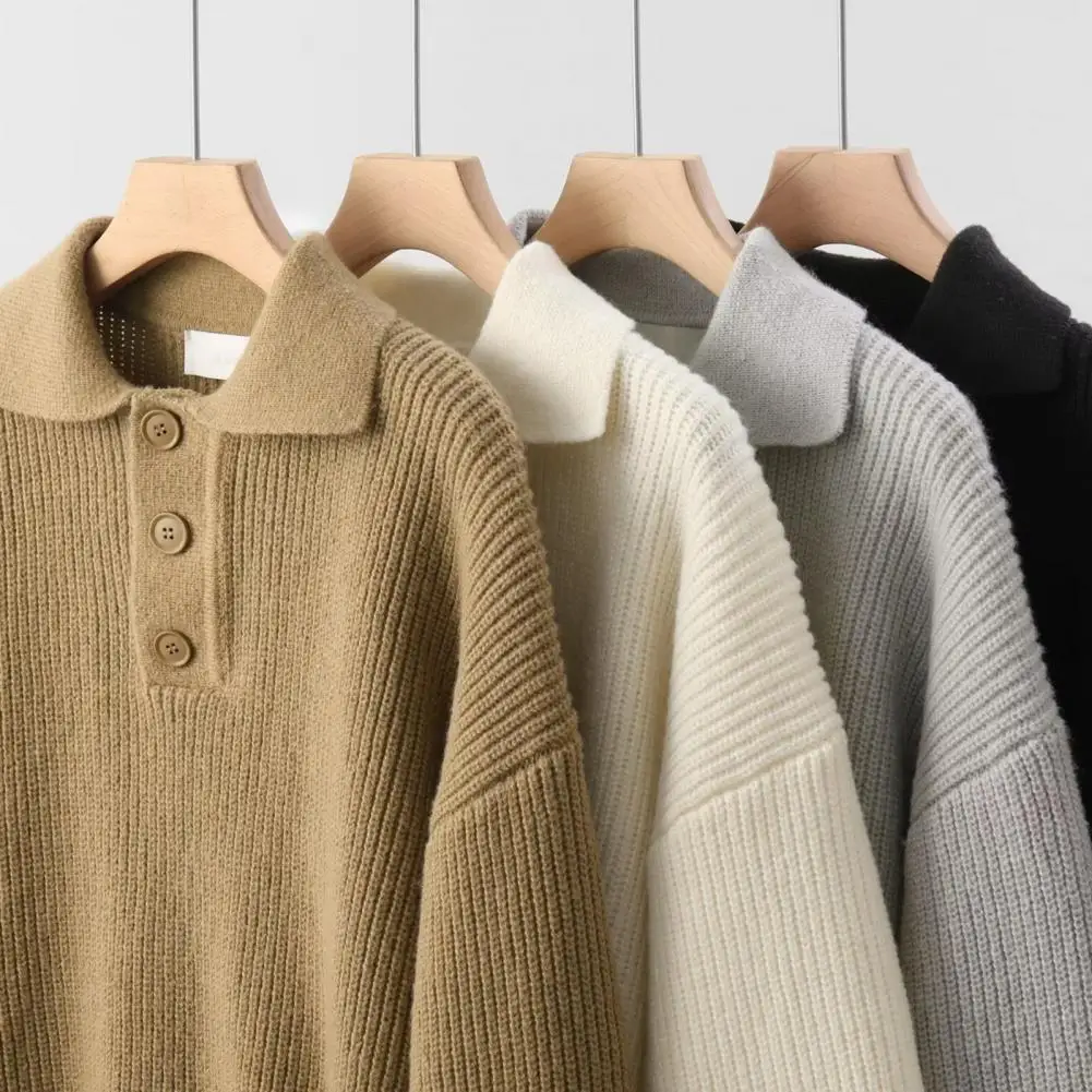 

Осенне-зимние свитера, мужские модные винтажные свободные повседневные пуловеры, вязаный свитер, мужские уличные трикотажные топы