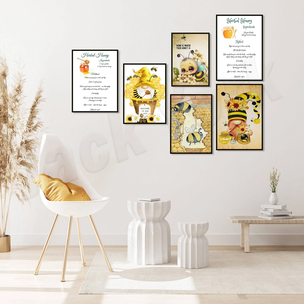 Herbal honey recipe poster, be - Herbal Wellness Recipes recension och pris