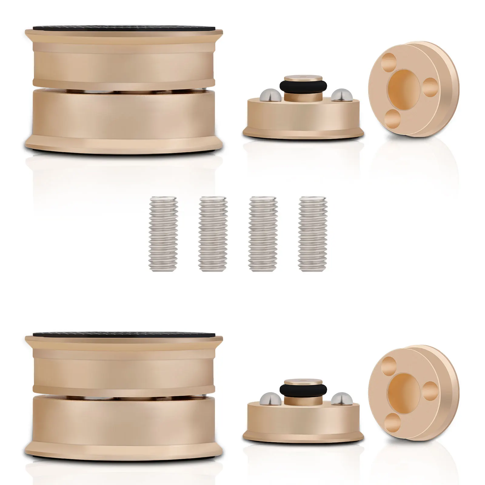 HIFI مكبرات الصوت حامل مكبر للصوت Preamp DAC مشغل أقراص مضغوطة المضادة للصدمات امتصاص القدم قدم منصات امتصاص الاهتزاز تقف المسامير