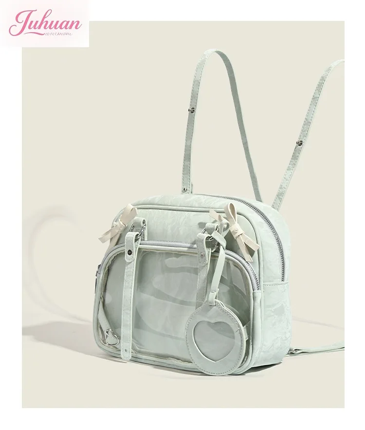 Japanese Silver Ltabag Backpack Small Food 15cm Baby Bag Student Second-dimensional Messenger Bag College Wind Schoolbag Female