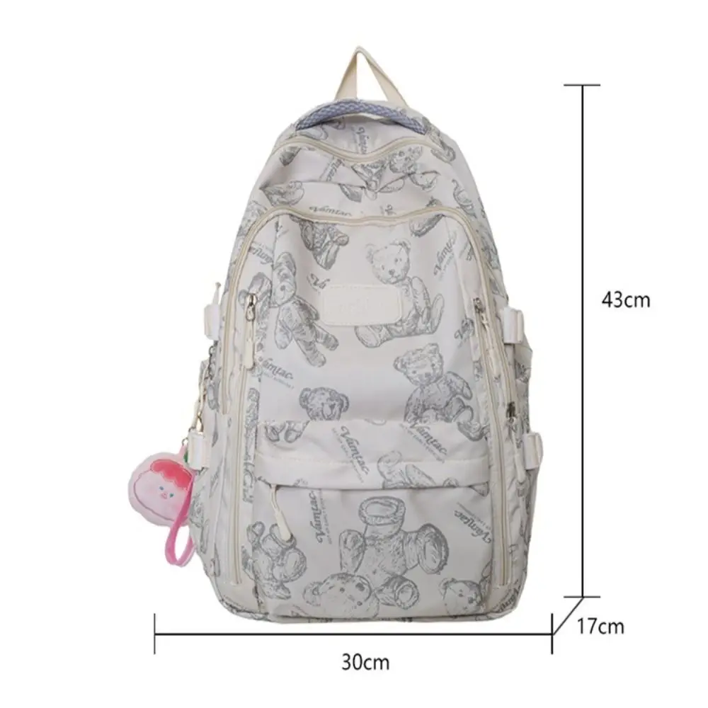 Cute Large Capacity Backpack Nylon Ultra-light Bookbags Travel Knapsacks Daily