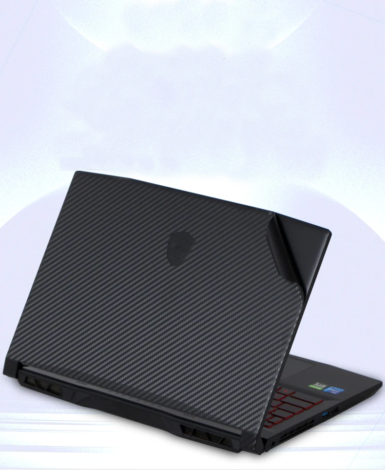 Carbon fiber Laptop Sticker Skin Decal Cover Protector for ASUS GL551 GL551JM GL551JW GL551J G551JM G551VW