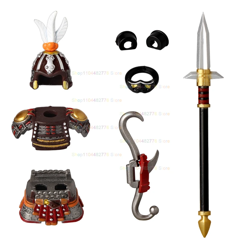 

R861 Masterpiece Three Kingdoms Heroes Chinese History Heavy Armored Soldier Action Figure Building Blocks Assemble Model Toys