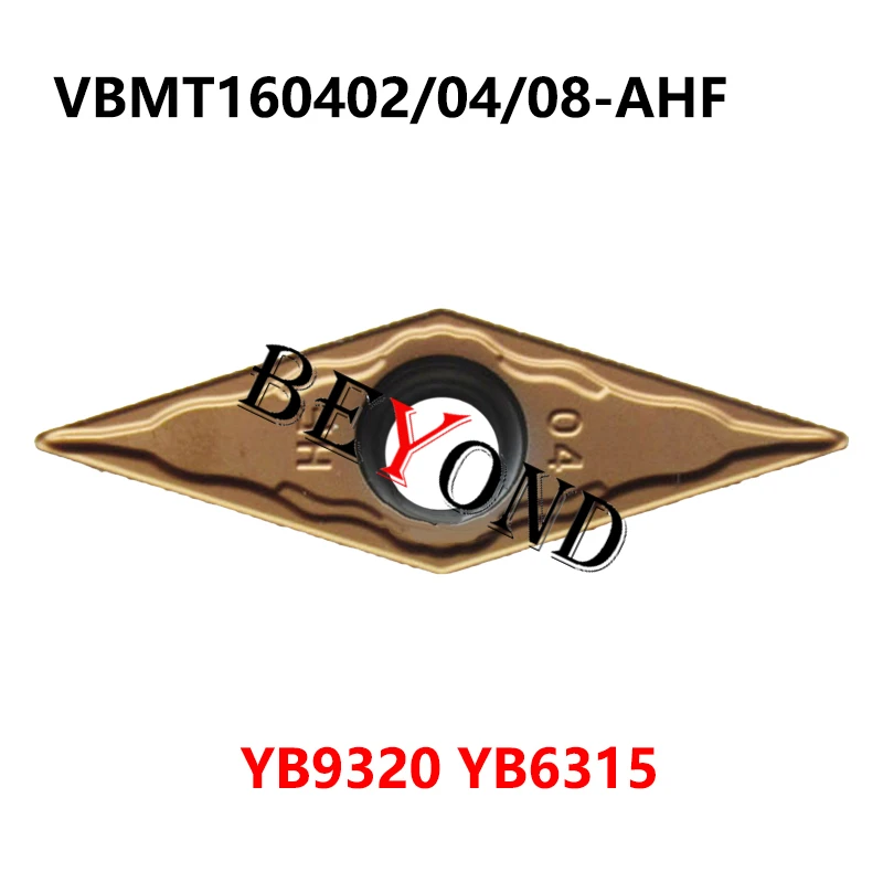 

VBMT160402-AHF YB9320 VBMT160404 VBMT160408-AHF YB6315 100% Original Carbide Inserts CNC VBMT 160404 160408 160402 Lathe Cutter