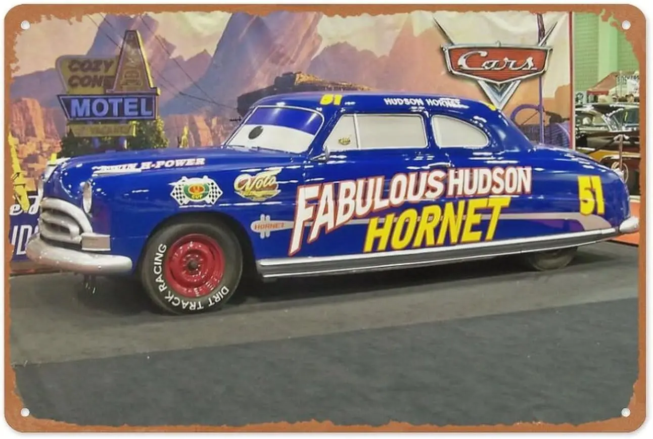 Metal Sign - Fabulous Hornet from The Movie Cars! Poster 12 X 8 Inches_3 sign sign