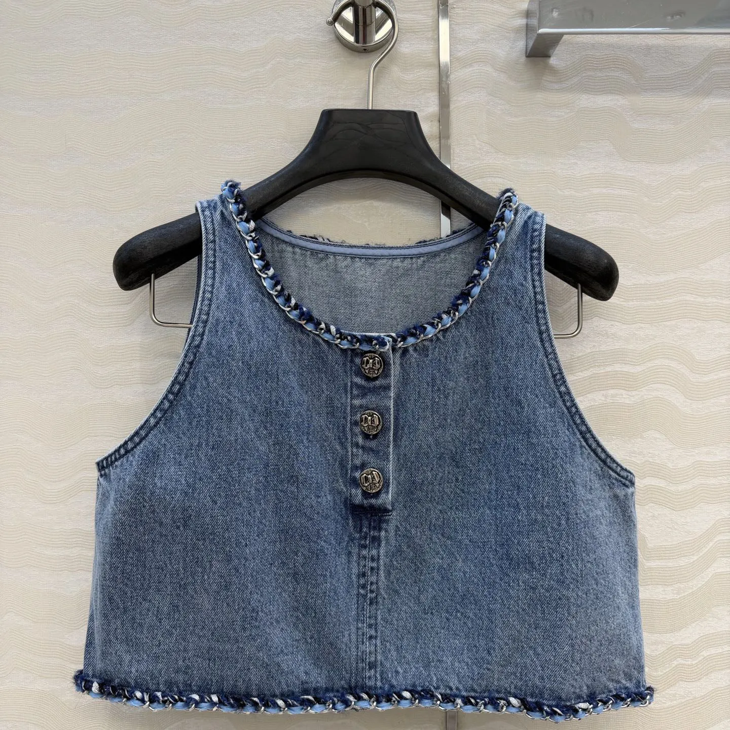 

2026 Spring And Summer New Casual Loose Slimming Age-reducing All-match Elegant Denim Jacket Shorts Overskirt Pants Vest Set