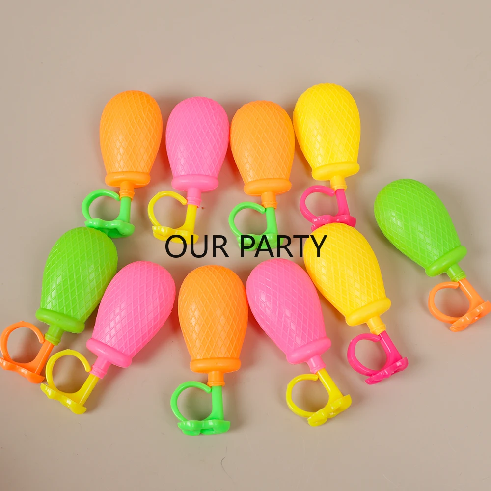 20Pcs Colorful Mini Water Gun Rings Trick Toys for Kids Summer Birthday Party Favors Goodie Bag Pinata Fillers Classroom Prizes