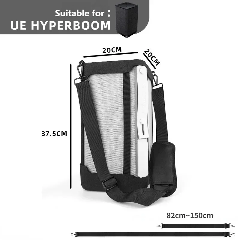 Speaker Case Portable Speakers Carrying Case With Resistant Fall Shoulder Strap Compatible For UE Hyperboom Speaker