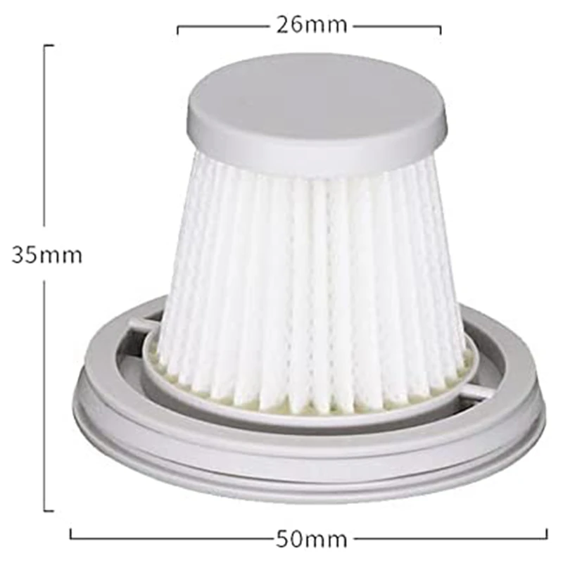 Filtro HEPA Anwor per aspirapolvere Xiaomi Mini aspirapolvere portatile filtro Hepa per aspirapolvere portatile Xiaomi Mijia