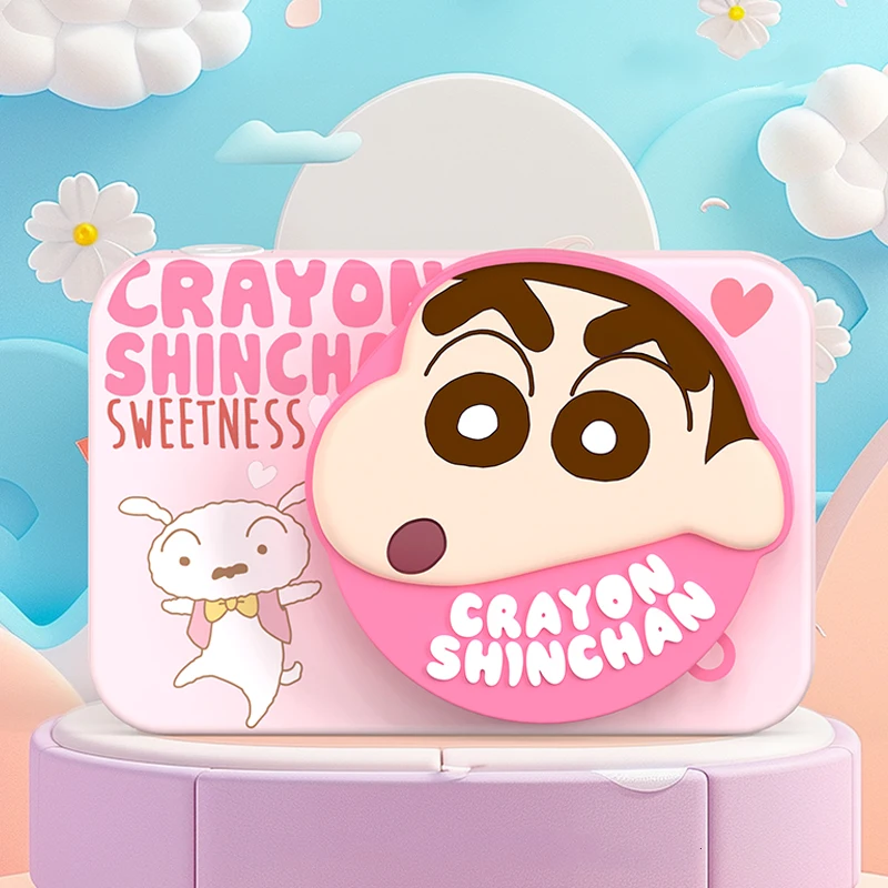 CRAYON SHINCHAN Children\'s Camera 1080P HD Camera Animation Peripherals High-Definition Digital Camera Birthday Girl Toy Gift