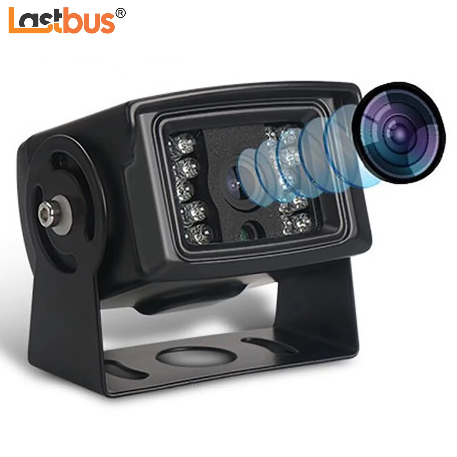 

Lastbus Rear View Reversing 4-pin Connector 1000TVL CCD Metal Cover Camera 18 IR LEDs Night Vision Waterproof Rear View Camera