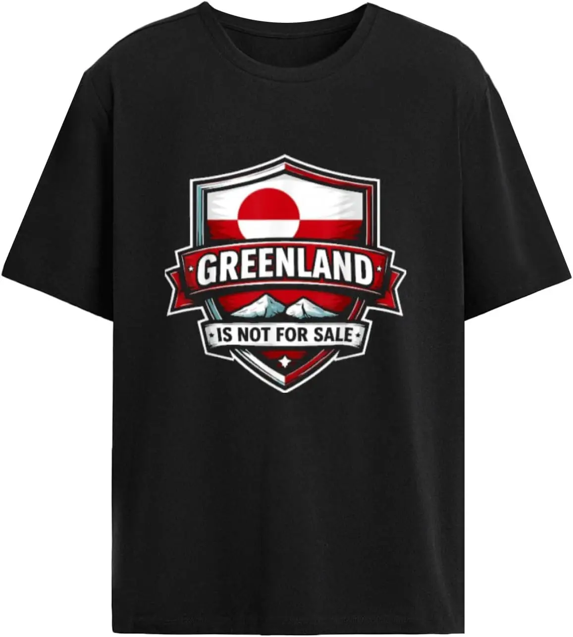 

Футболки с принтом «Гренландия не продается», 1 шт., женские, винтажные, с графическим рисунком