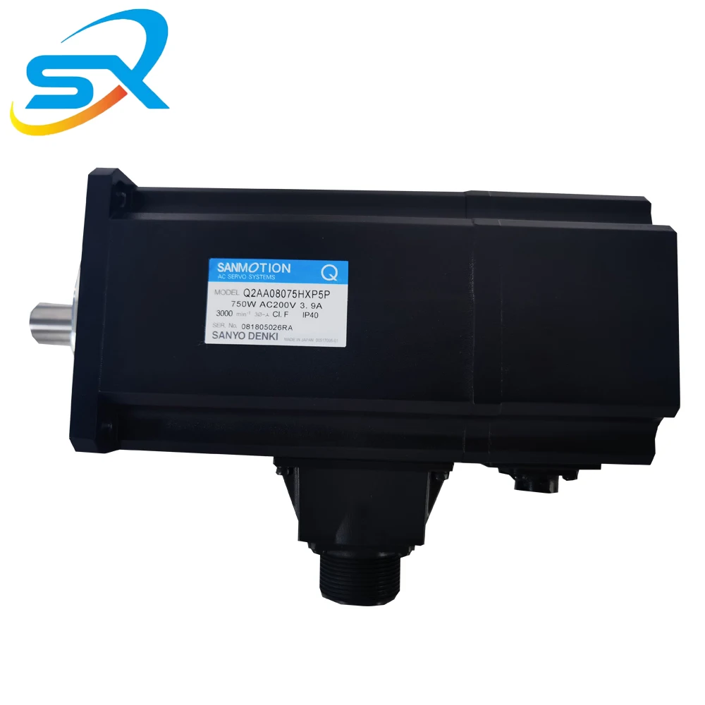 High quality Servo Motor Q2AA08075HXP5P 750w provide factory inspection video Negotiated sale