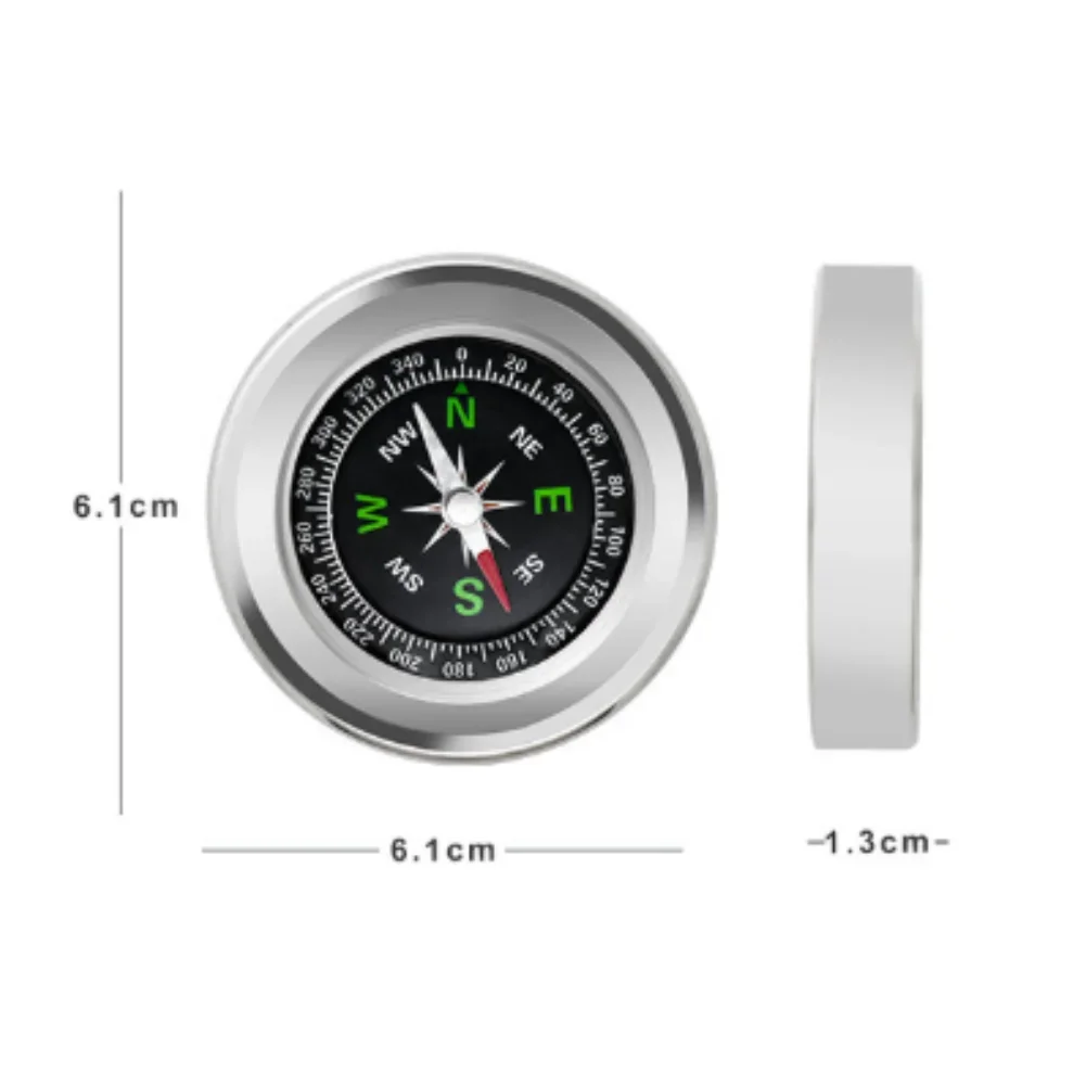 Outdoor Stainless Steel With High Accuracy Needle And Waterproof Feature Compact And For Hiking And Survival Use