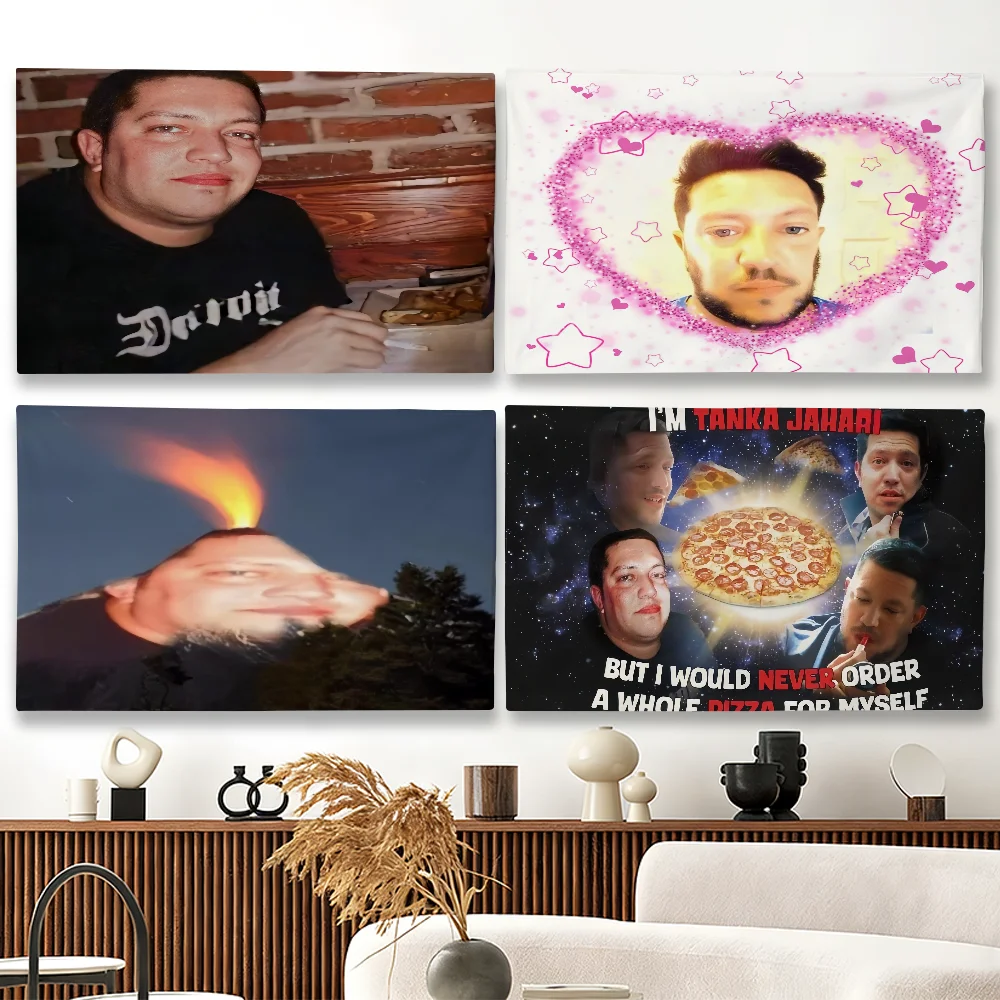 Divertida bandera con meme de Sal Vulcano, adecuada para fiestas, clubes, decoración de paredes interiores y exteriores, regalo para fanáticos