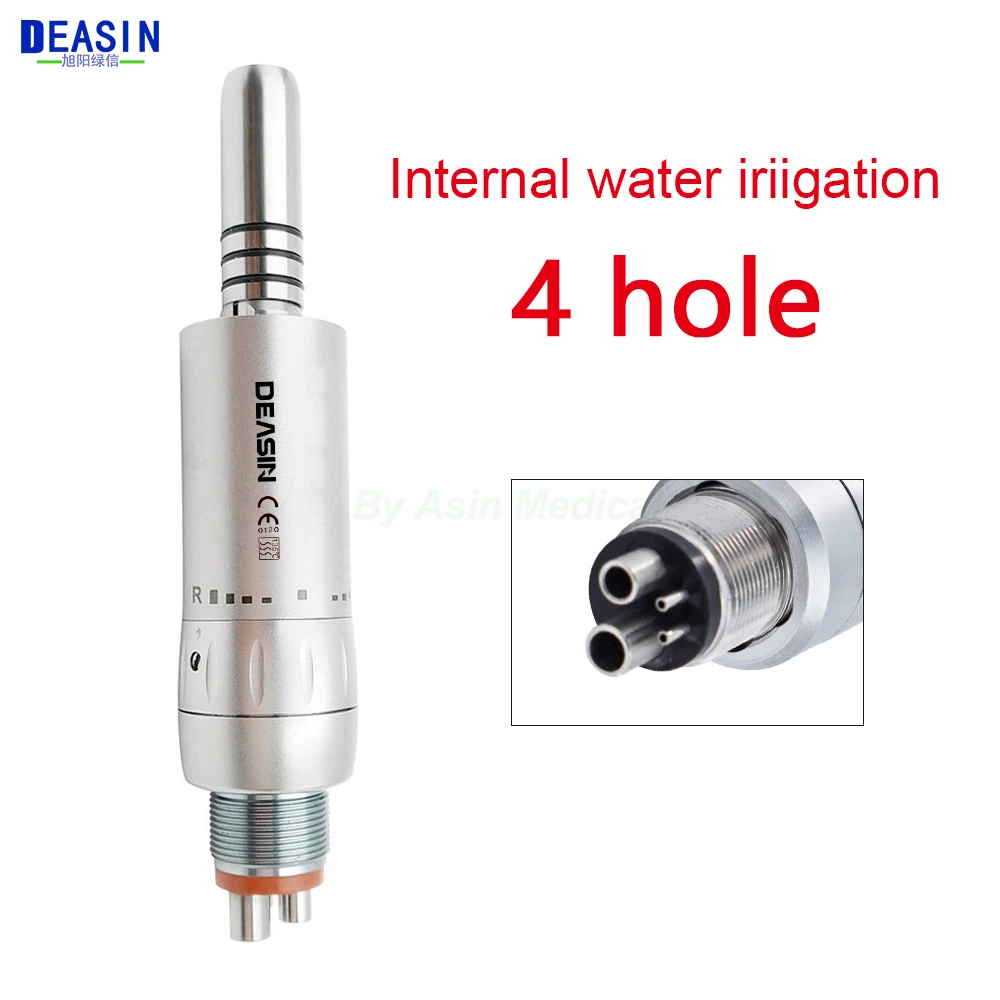 Dental Slow Low Speed External/Inner Water E-type 2/4 Hole Air Motor Handpiece Micromotor