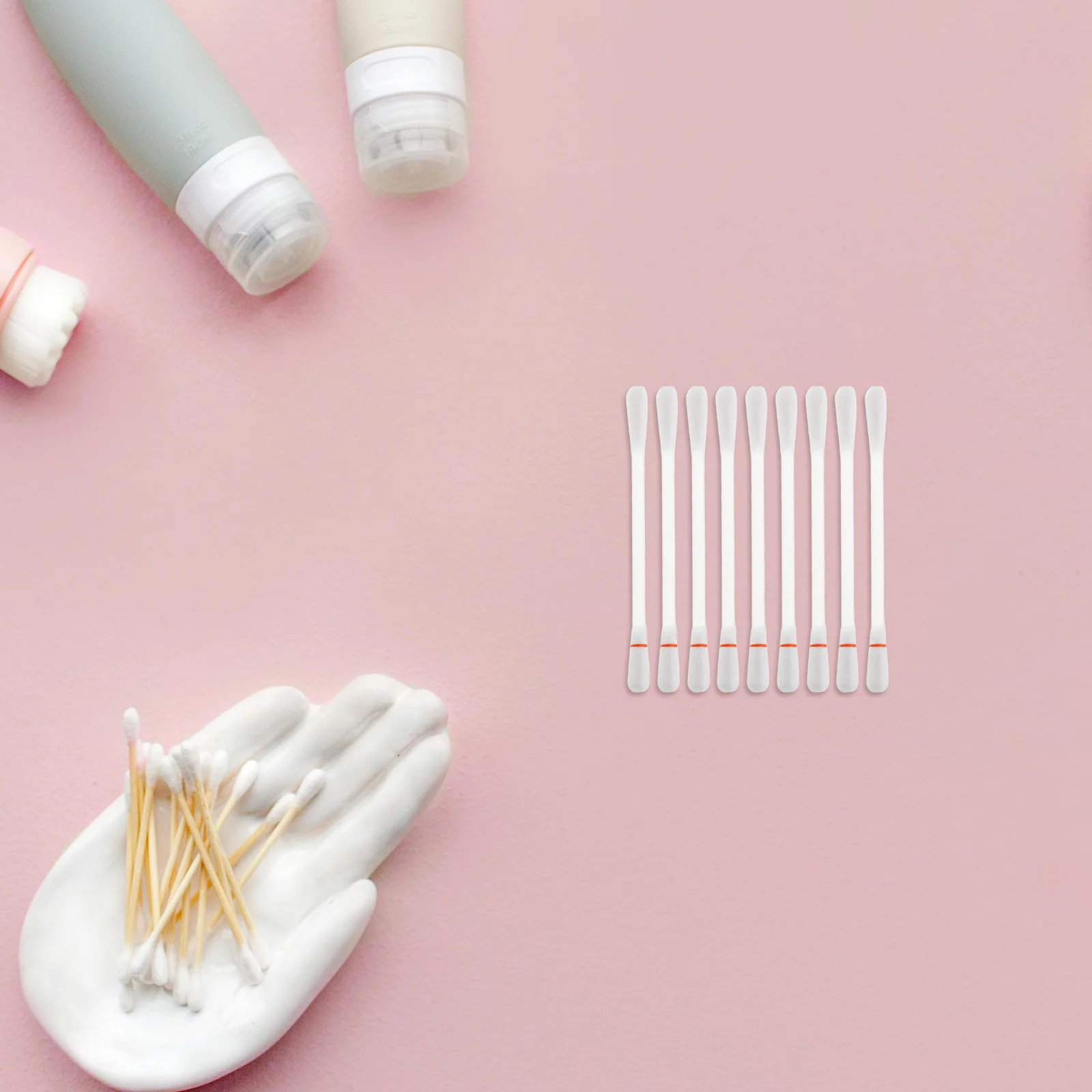 両面綿棒 生理食塩水入り 目鼻洗浄用 携帯用 使い捨て 旅行用 1箱 綿棒 安全綿棒
