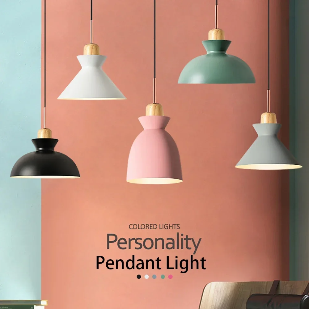 

DINDALLED Nordic Pendant Lights for Living Room Dining Room Background Hanging Lamp Creative Home Decor E27 Chandelier