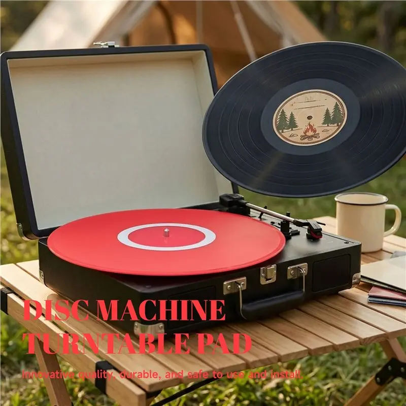 [NEW!A25P】 Anti-Static Turntable Platter Mat For 12Inch Vinyl Records Slipmat Improves Sound Quality For Record Players