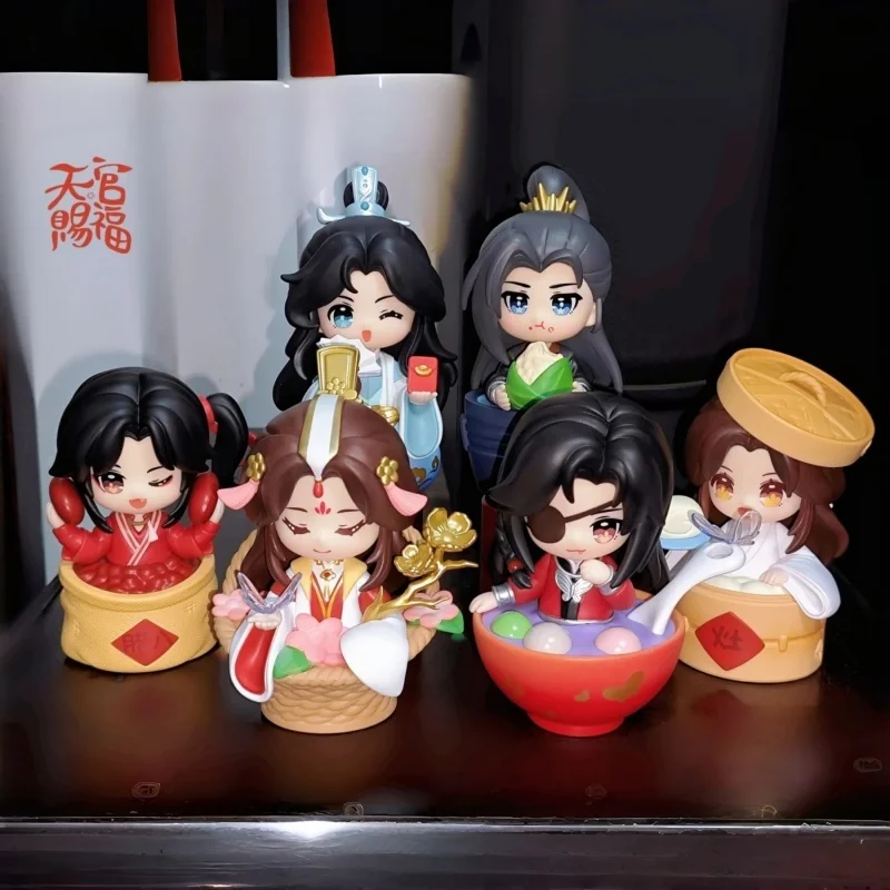 핫세일 천국의 축복 블라인드 박스 사람들 축제 그룹 초상화 Tgcf 시에 리안 화청 피규어 모델 수집 선물