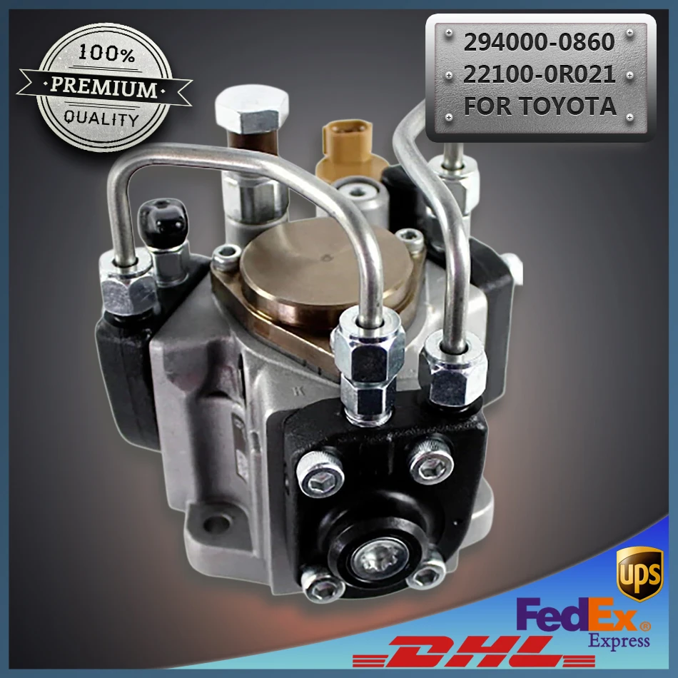

High Quality Diesel 1AD-FTV Common Rail Fuel Pump 294000-0860 2940000860 22100-0R021 Suitable for Toyota AVENSIS/COROLLA