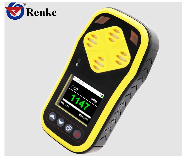 Renke RS-MG41-CO2-5000P-EX ポータブルガス検知器 0-5000ppm 二酸化炭素濃度計 CO2モニター