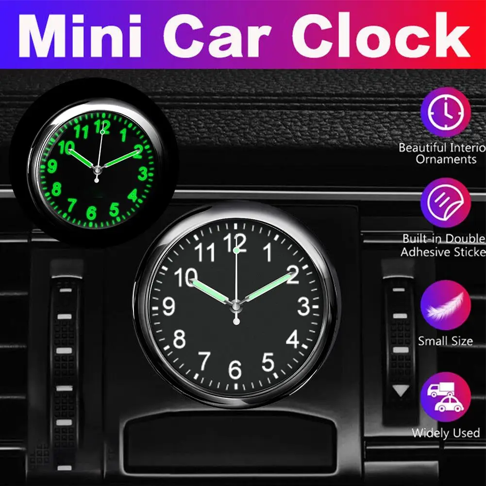 Car Quartz Clock Mini Watch Mini Electronic Clock Waterproof Motorcycle Bicycle Auto Car Car Watch In Clock Dashboard Clock A4I7