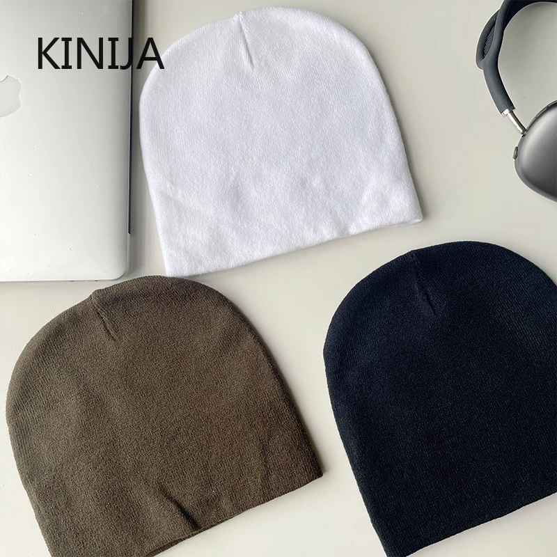 New Knitting Skullies & Beanies Hat Men Women Quality Cap Y2k Warm Fashion Hundred Take Cold Cap Hip-hop Street Cap Korean