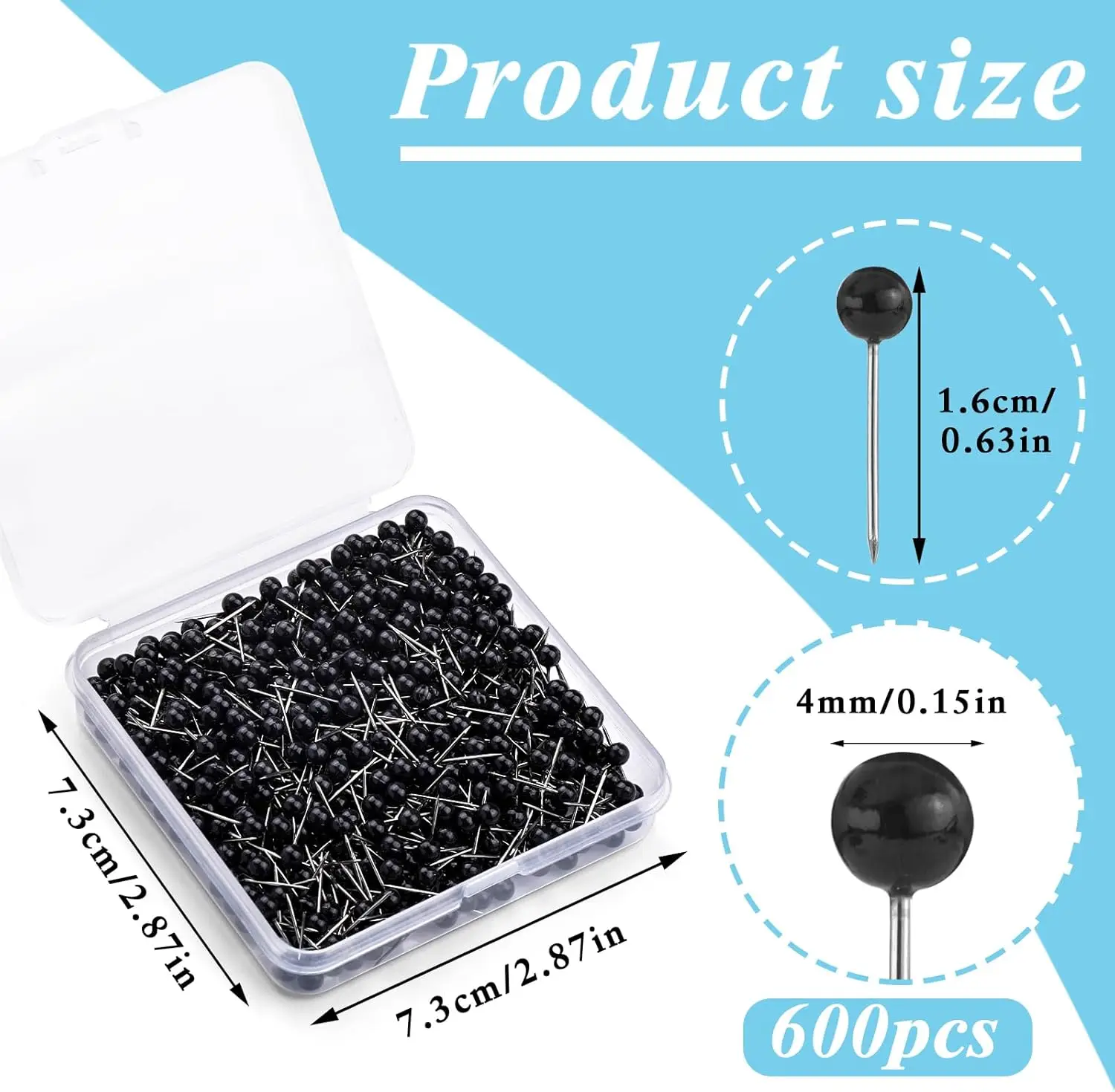 Thumbnail 4 - #73 Budget Straight Pins for Smart Shoppers