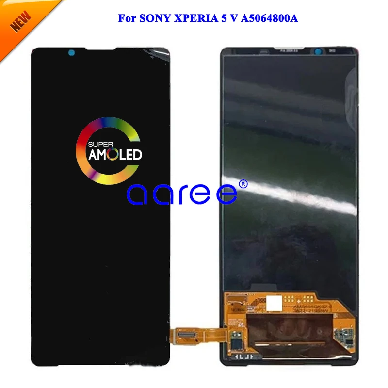 Pantalla AMOLED LCD Original para Sony Xperia 5 V, montaje de digitalizador táctil