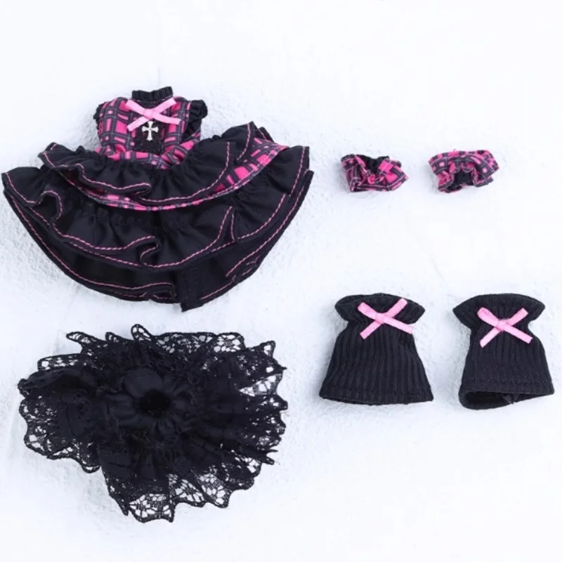 Ob11 bébé vêtements gothique foncé princesse jupe ensemble robe rétro Gsc Spot 12 Points Bjd bébé vêtements chaussure Cool accessoires