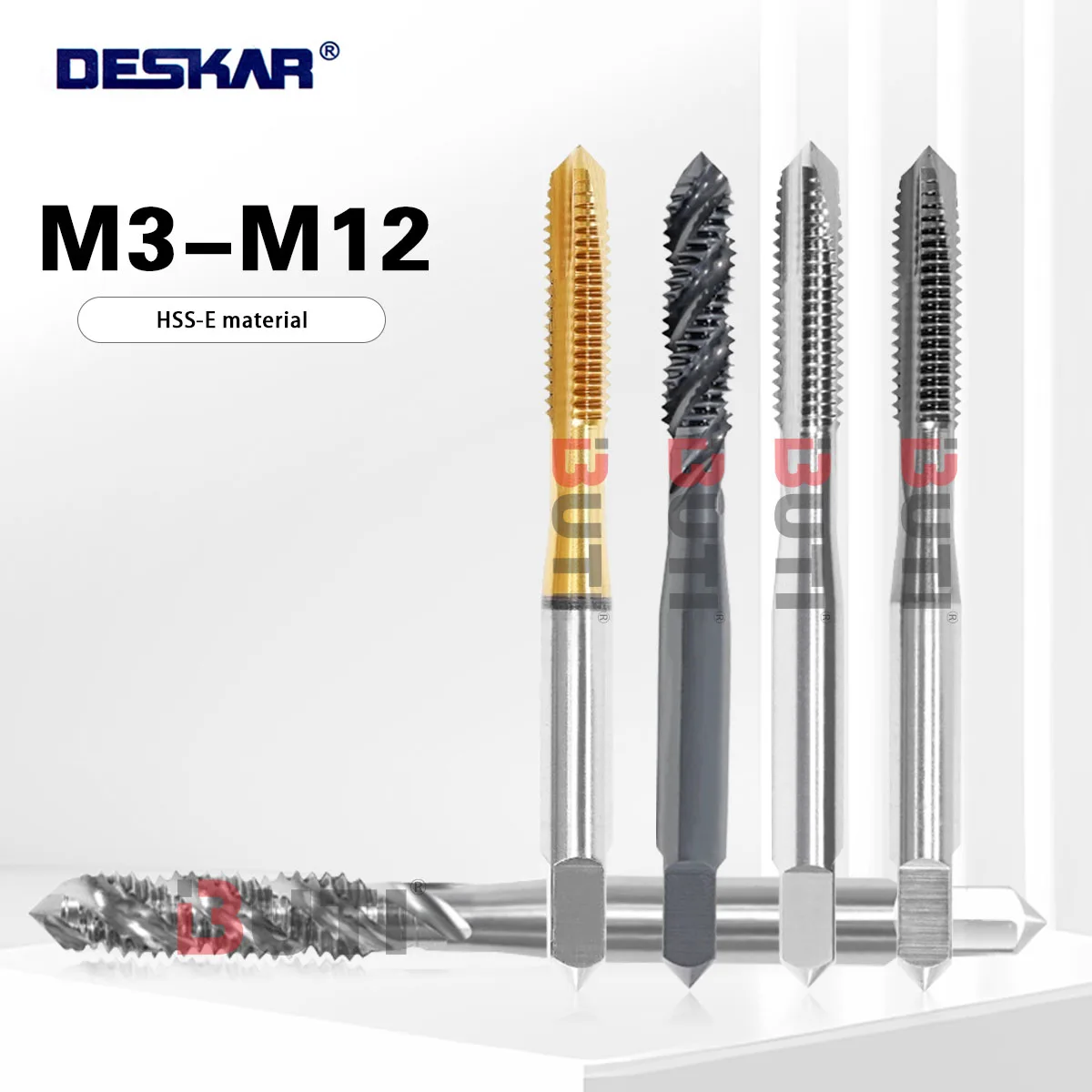 

DESKAR Tap Cutters M3/M4/M5/M6/M8/M10/M12 Numerical Control Imported Advanced Thread Taps For Spiral Tap Machines Cutting Tools