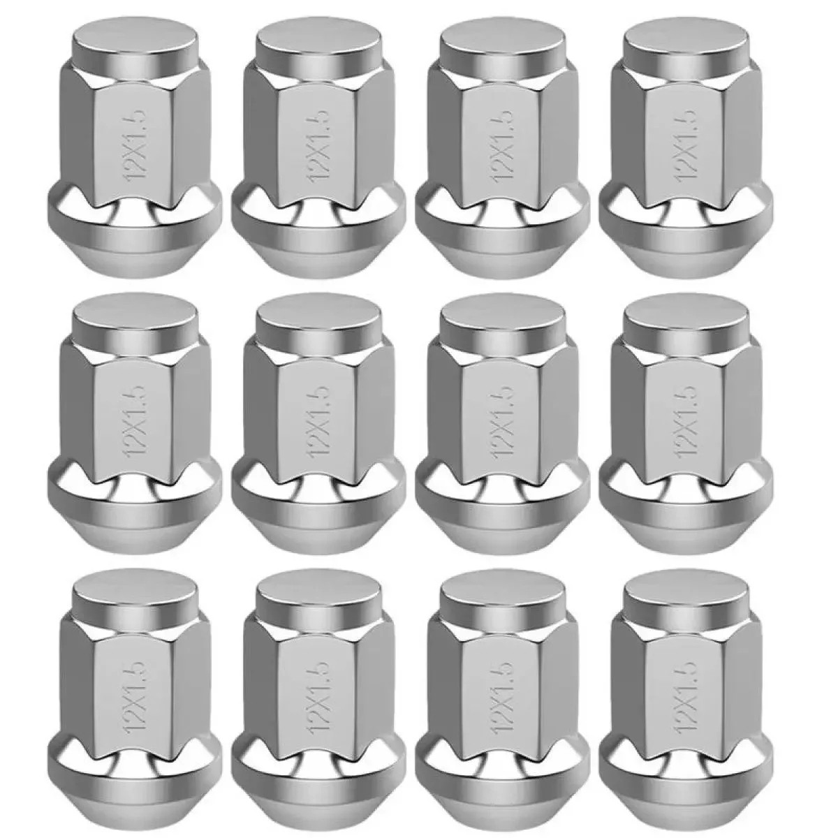 20pcs Racing Wheel Nuts Steel Universal Car Wheel Lug Nuts Auto Bolt Head Cover M12x1.5 / M12x1.25 For Nissan Toyota Honda Ford