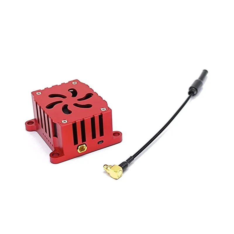 A25P Long Distance 5.8Ghz 1.6W FPV Wireless Transmitter 48CH For RC Plane With Heat Sink Fan Video AV Audio Sender