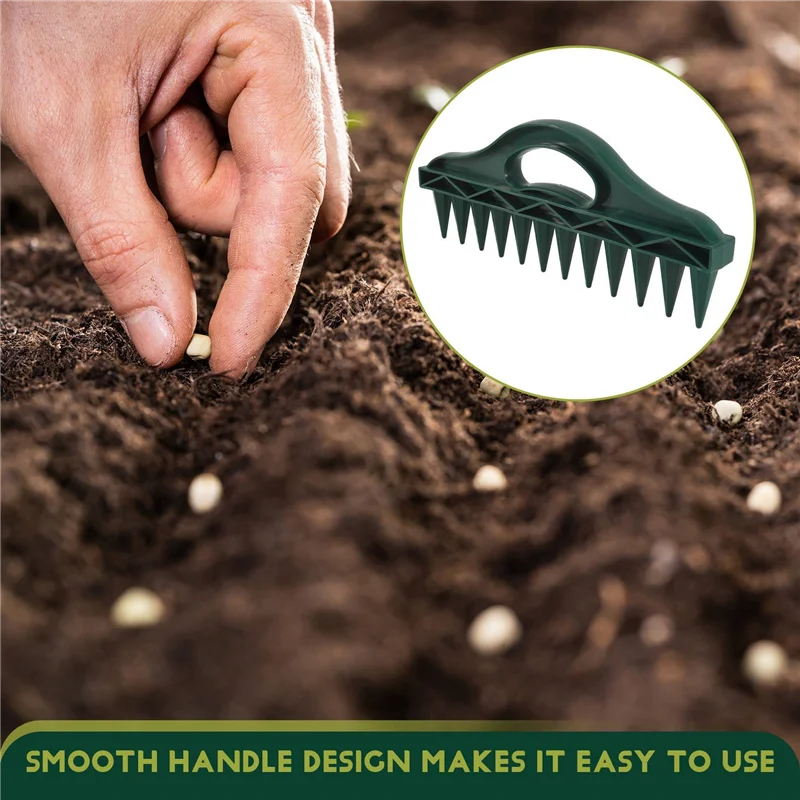 

ABJI-2X Plant Dibber Yard Tool Sowing Hole Puncher For Transplanting Plants Vegetable Gardening Smaller Seedling Sowing Seeds
