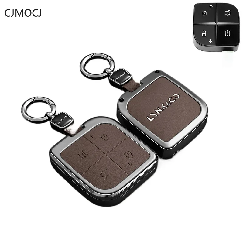 

Premium Zinc Alloy Key Cover Case for Lynk & Co 06 / 03 / 07 / 09 / 05 / 01 / 02 / 06 EMP (2025) - Protective Key Fob Shell