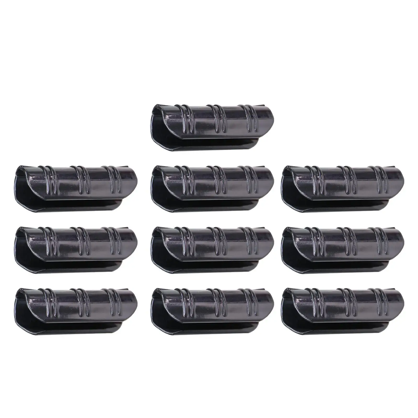 10 Pieces Greenhouse Frame Pipe Tube Pipe Buckle for Round Tube Season Plant