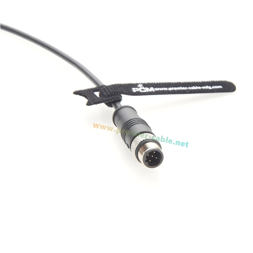 Cabo de conexão usb 3.0 industrial ip67, usb a fêmea para m12 5 pinos código b, montagem em painel embutido, cabo de anteparo compatível com ifm ec2099