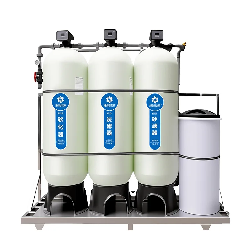 Automatic softened water equipment factory direct sales ion exchange water softener industrial boiler softened water treatment e